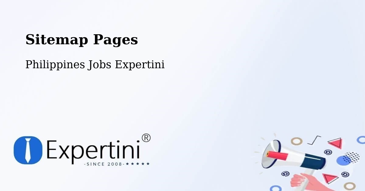 Sitemap Pages - Philippines Jobs Expertini