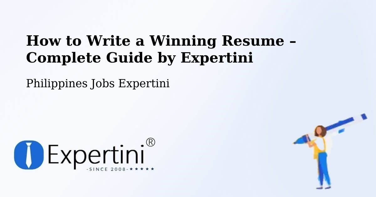 Resume Writing Guide for Job Seekers – Langpas - Langpas, Philippines Jobs Expertini